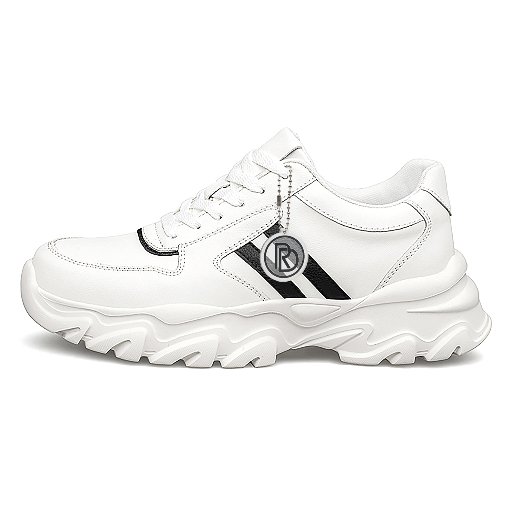 

ORD Ударопрочные, износостойкие, легкие, дышащие, нескользящие, низкие, массивные кроссовки, мужские, белые