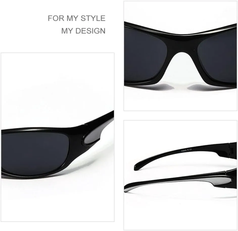 

MUTYNE Модные спортивные солнцезащитные очки из смолы для женщин и мужчин, роскошные дизайнерские очки в стиле стимпанк, готические очки для активного отдыха, C01