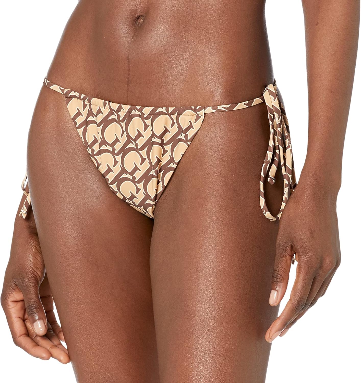 

GUESS Женские Стандартные Стринги Бразильские Плавки, Brown