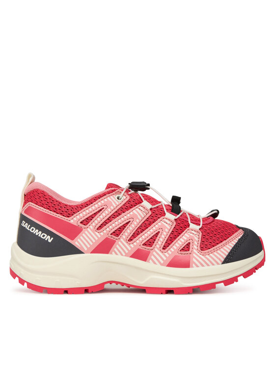 Треккинговые ботинки женские Salomon Xa Pro V8 сетчатые, красно-розовый