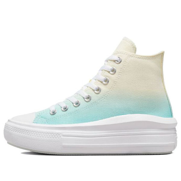 Кроссовки chuck taylor all star move high 'ombre - light dew' Converse, синий