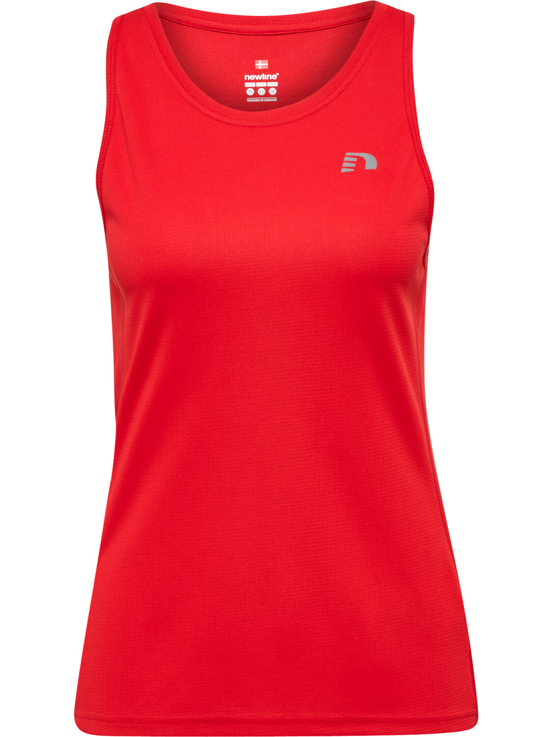 

Футболка Newline S/L Women Core Running Singlet, цвет TANGO RED