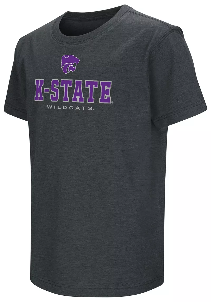 

Черная футболка Colosseum Youth Kansas State Wildcats