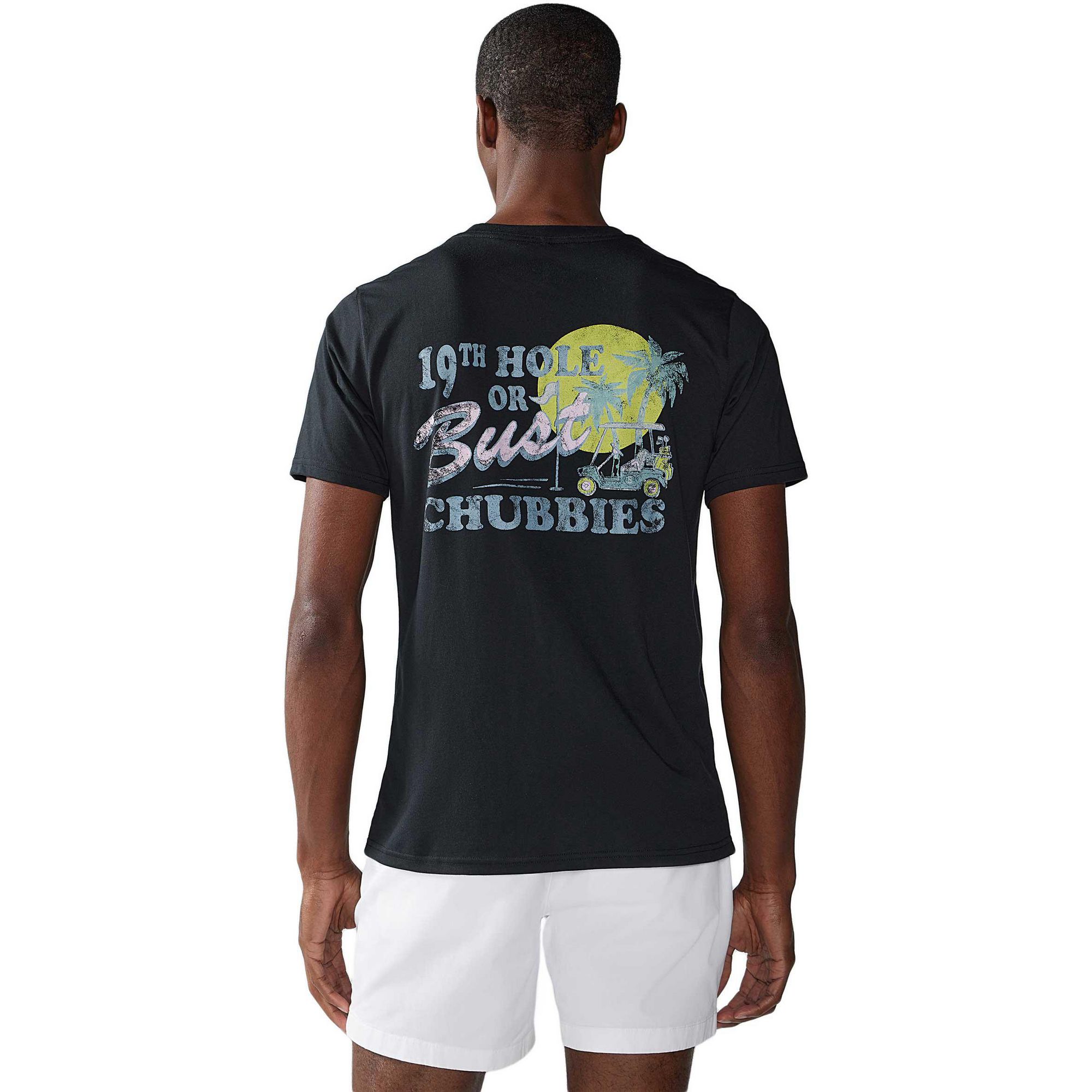 

Мужская футболка Par-Tee с карманом Chubbies, Faded Black, Черный, Мужская футболка Par-Tee с карманом Chubbies, Faded Black