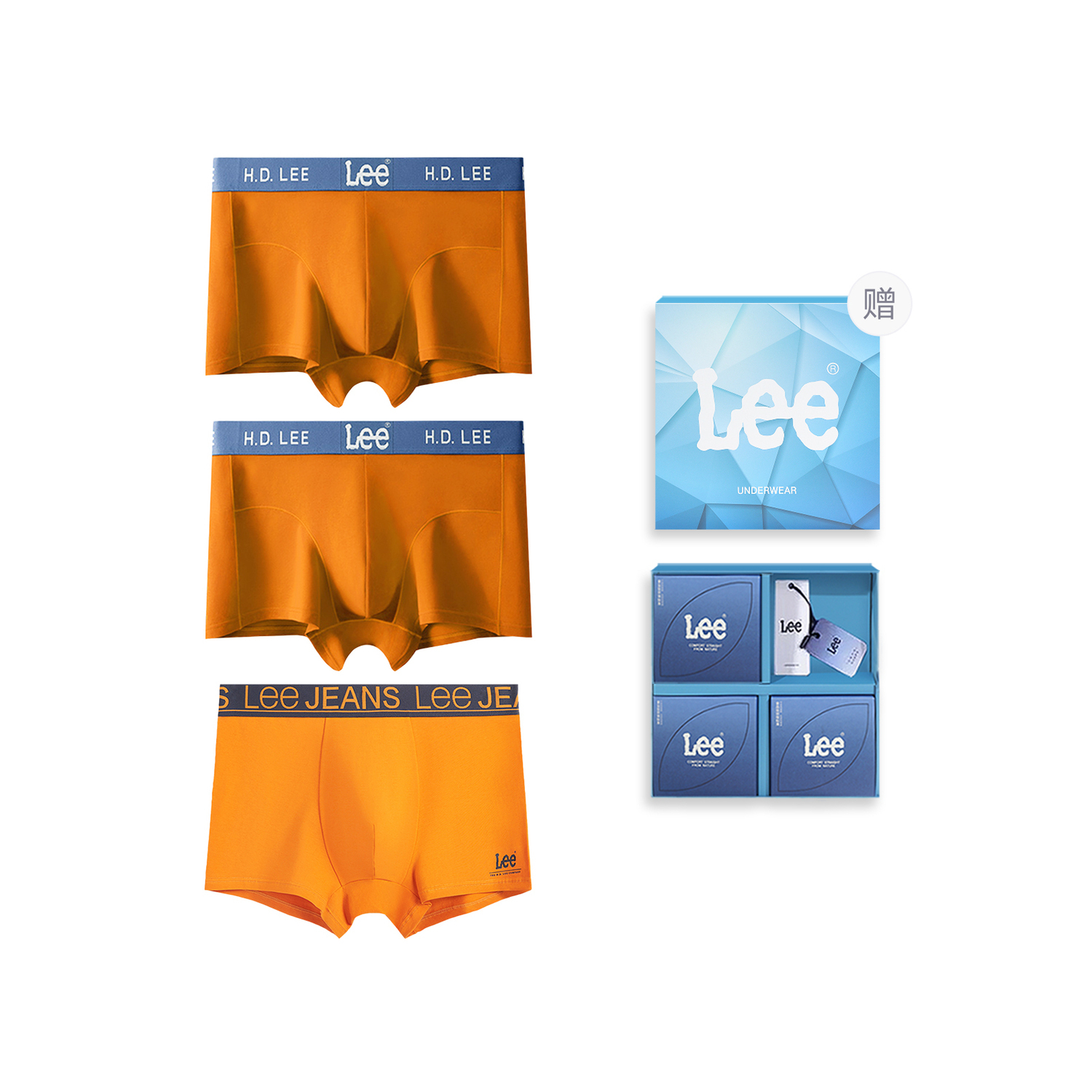 

Lee Sunset 5.0 подарочный набор мужского белья 3 шт