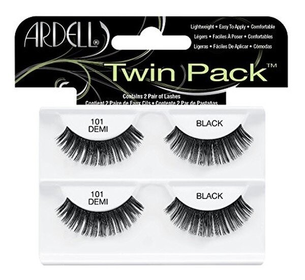

Ardell, Twin Pack, 101 накладная ресница Demi Black, 2 пары