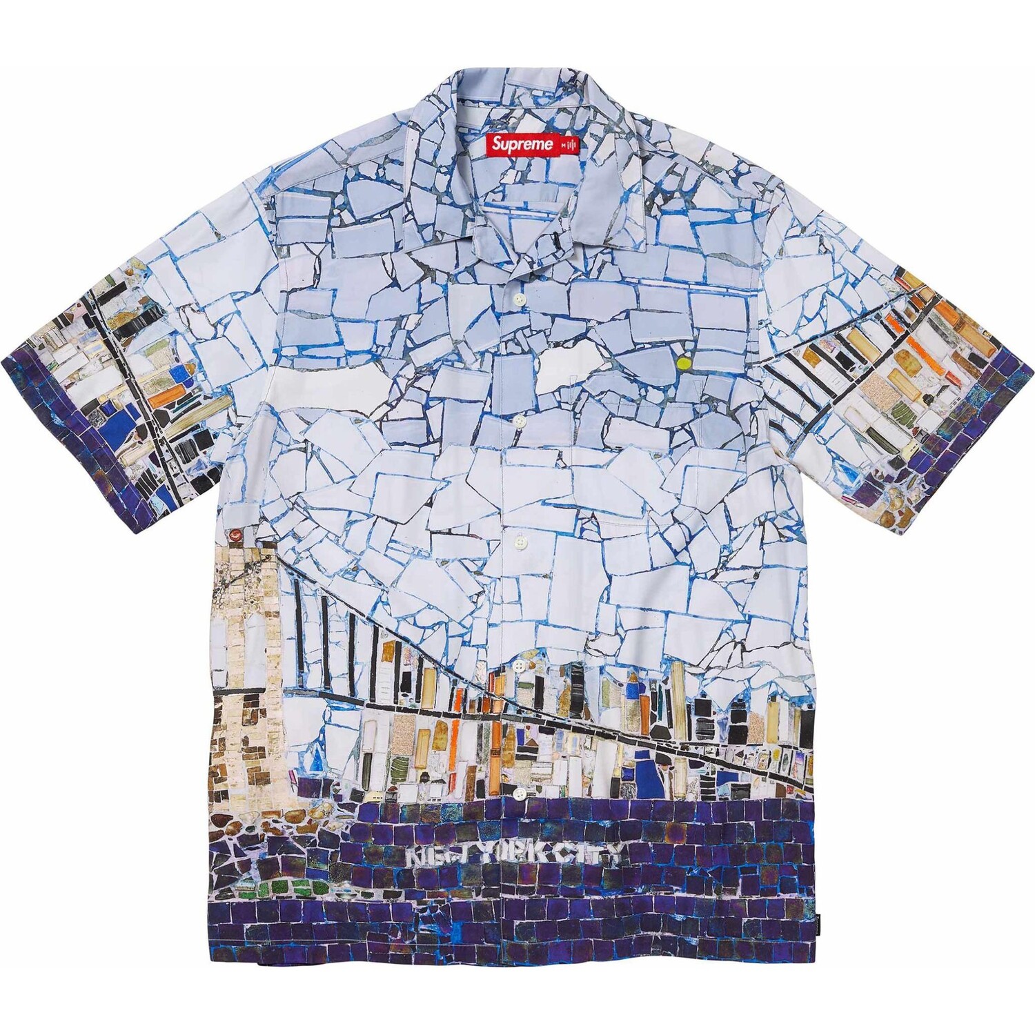 

SS24 Рубашка унисекс многоцветная Supreme, цвет Multicolor