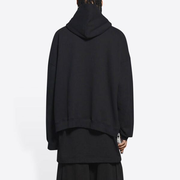 Толстовка est. 1917 college logo print hoodie wide fit 'black' Balenciaga, черный — фото 4