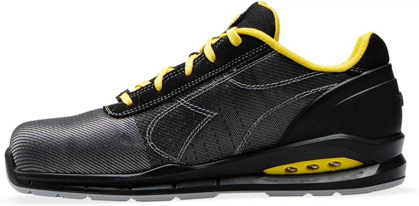 Мужские беговые кроссовки UTILITY DIADORA Run Net Airbox RUN NET AIRBOX Low S1P SRC, черный/серый — фото 2
