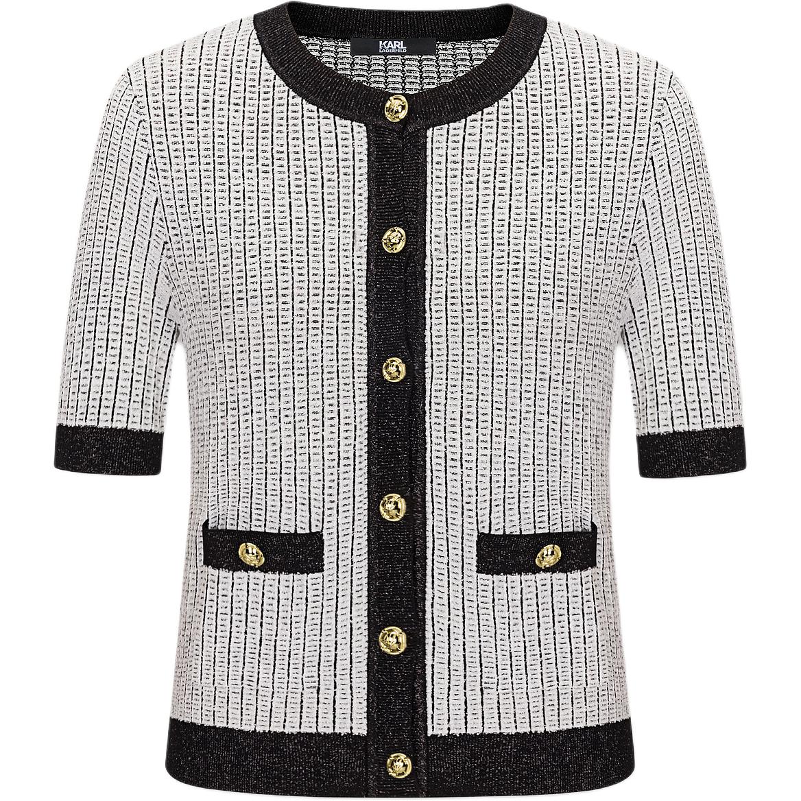 

KARL LAGERFELD / Karl Lagerfeld Jeans Топ KARL LAGERFELD для женщин черно-белый