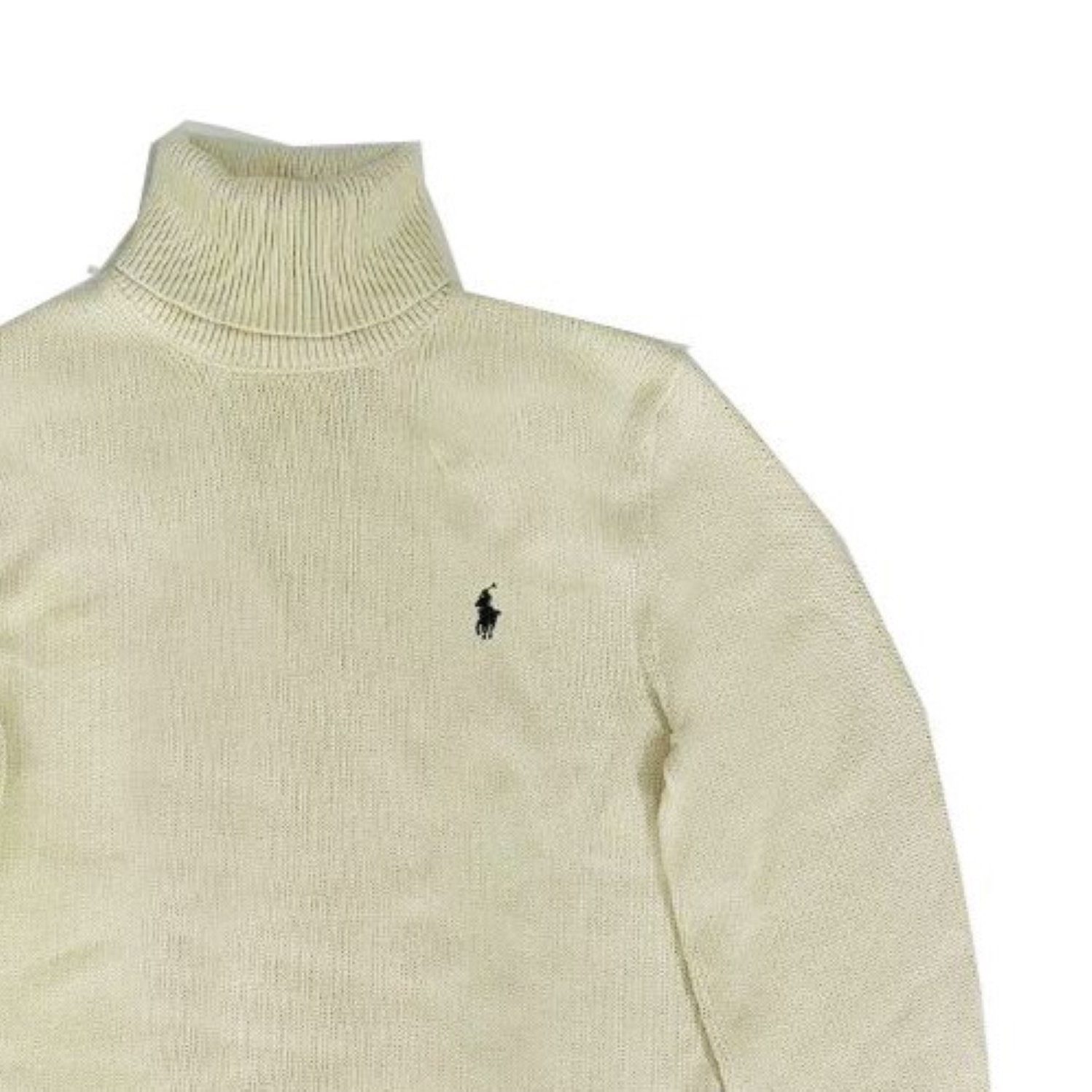 Вязаный свитер мужской Polo Ralph Lauren, бежевый — фото 3