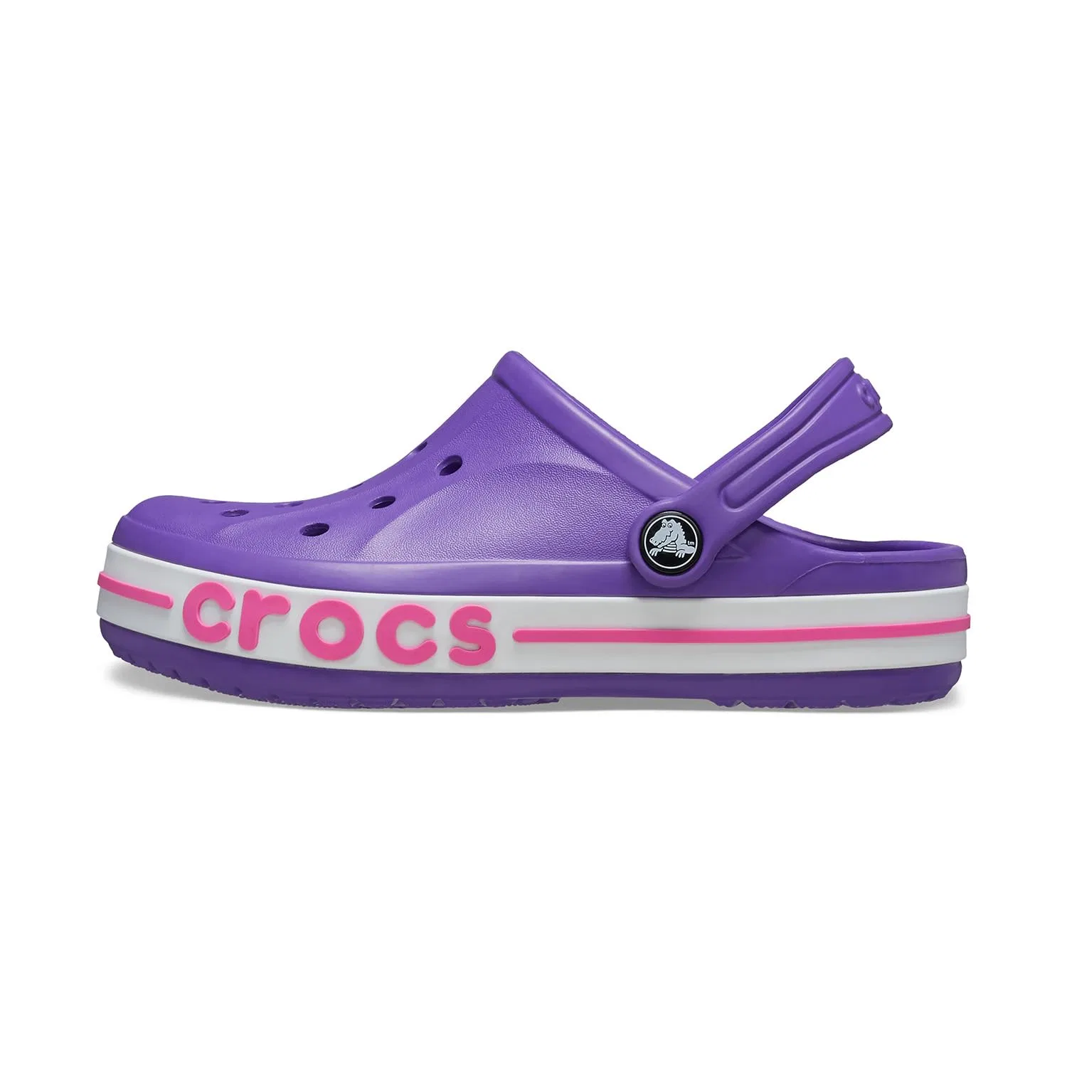 Сабо детские Crocs Kids' Clogs Neon Purple/Crystal Purple