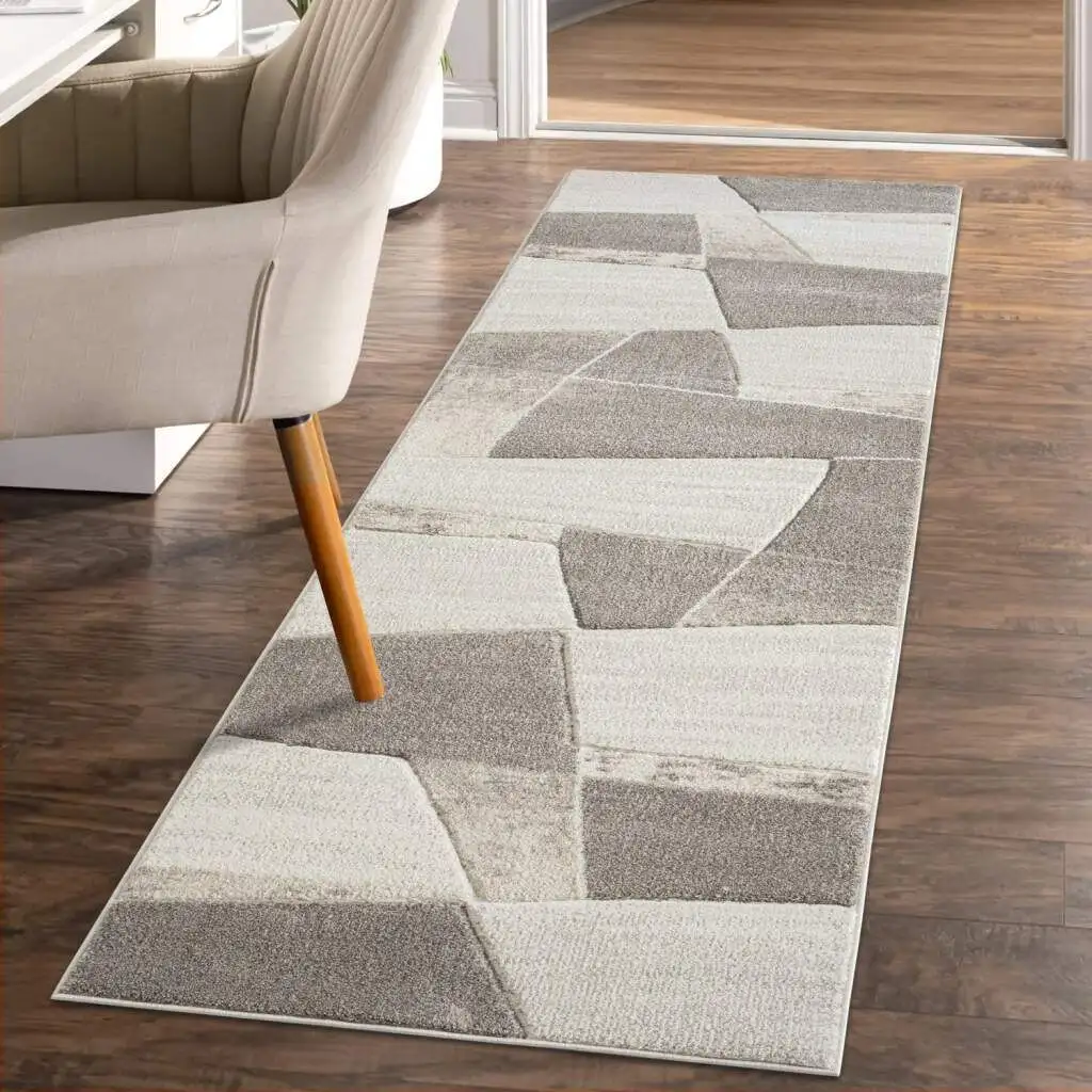 

Ковровая дорожка City "BONITO9053", прямоугольная Carpet City 80х300 см, коричневый