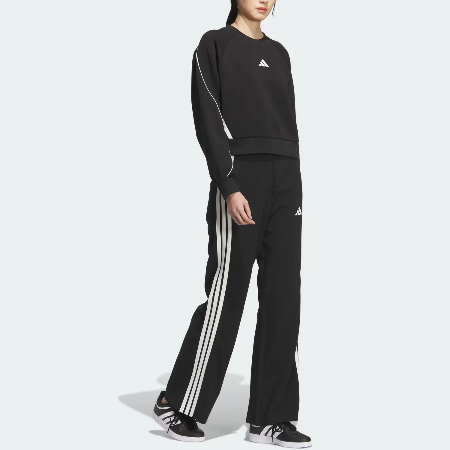 SS25 STADIUM KNIT повседневные брюки женские Adidas, черный — фото 4