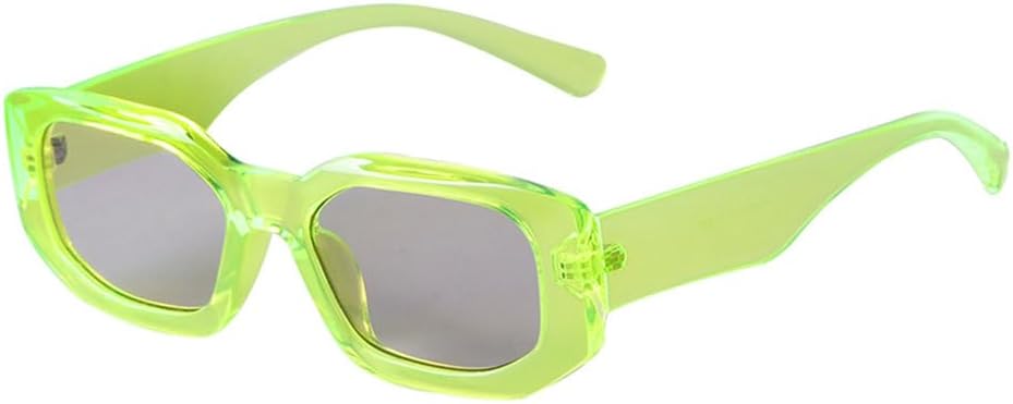 

Солнцезащитные очки LVTFCO прямоугольной формы для женщин, солнцезащитные очки неправильной формы для мужчин, солнцезащитные очки с защитой от УФ-излучения UV400 для женщин, C2 Green