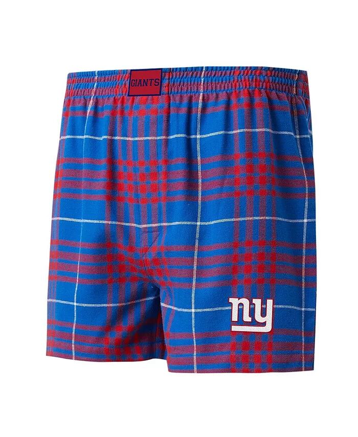 

Мужские фланелевые боксеры Royal, красные New York Giants Concord Concepts Sport, синий