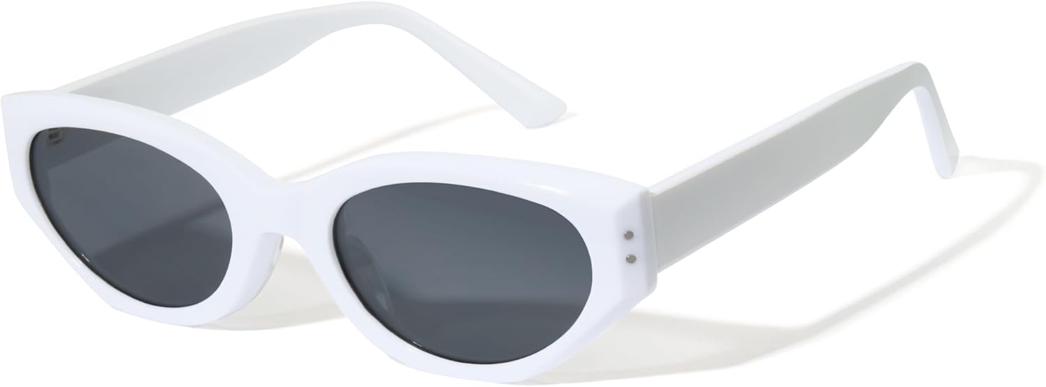 

Женские солнцезащитные очки Cyxus Acetate Cateye, легкие, для ношения в течение всего дня, с защитой UV400, подходят для вождения, путешествий и вечеринок. 1349, 04-white Frame Brown Lens 1349