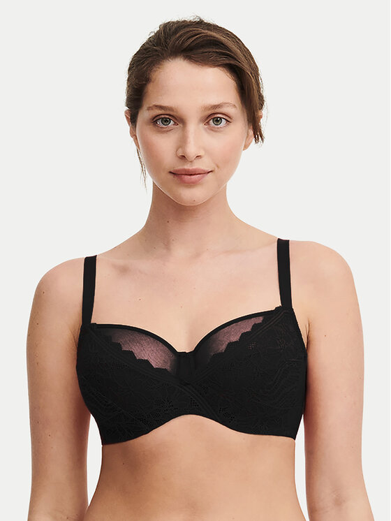 

Бюстгальтер с косточками Floral Touch C94210 Chantelle, черный