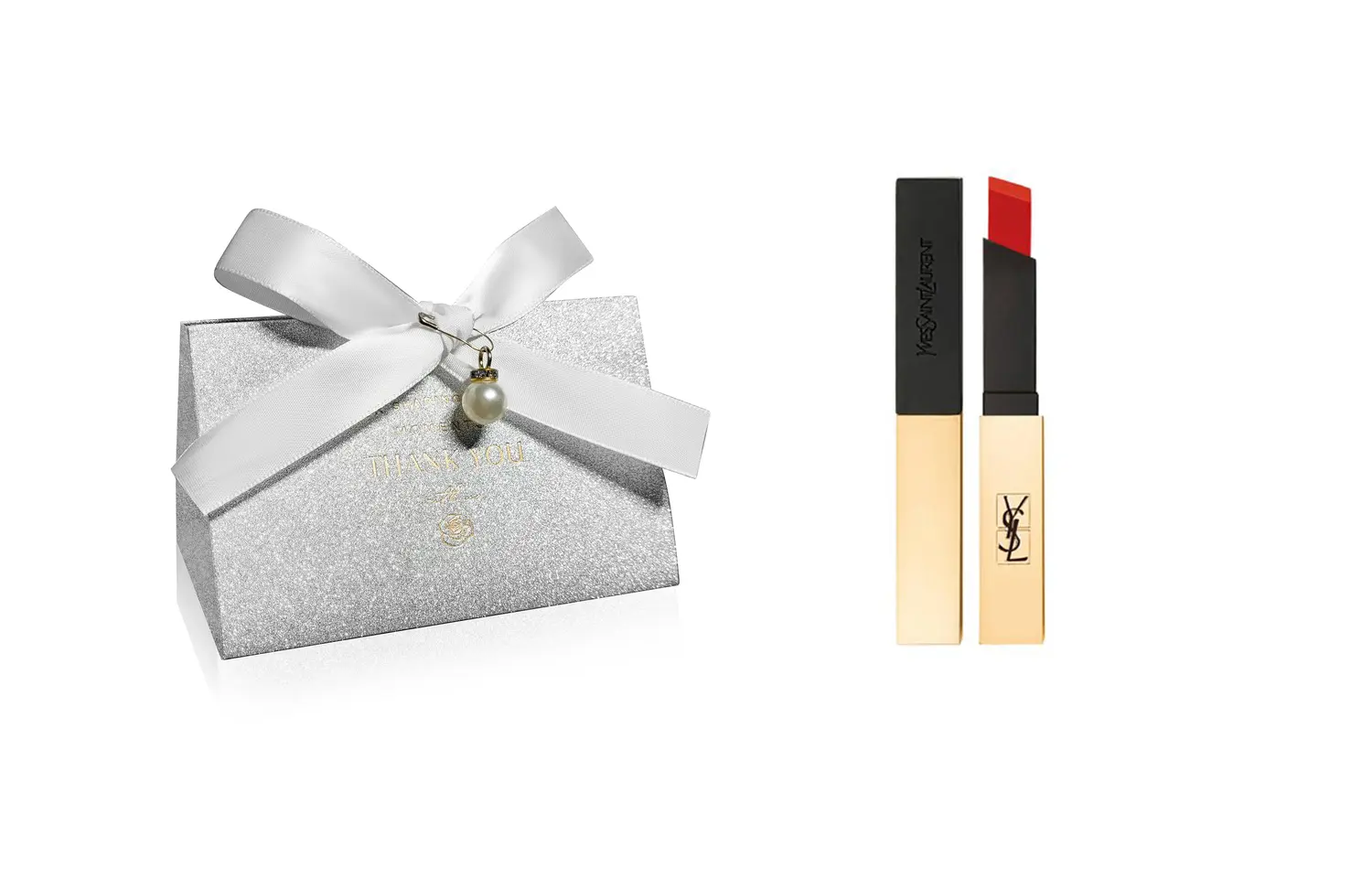 Помада Lipstick Sparkling Limited Edition в подарочной коробке Легко растушевывается Стойкая Подходит для торжественных случаев Saint Laurent, yves saint laurent rouge pur couture vernis à lèvres 416 — фото 4