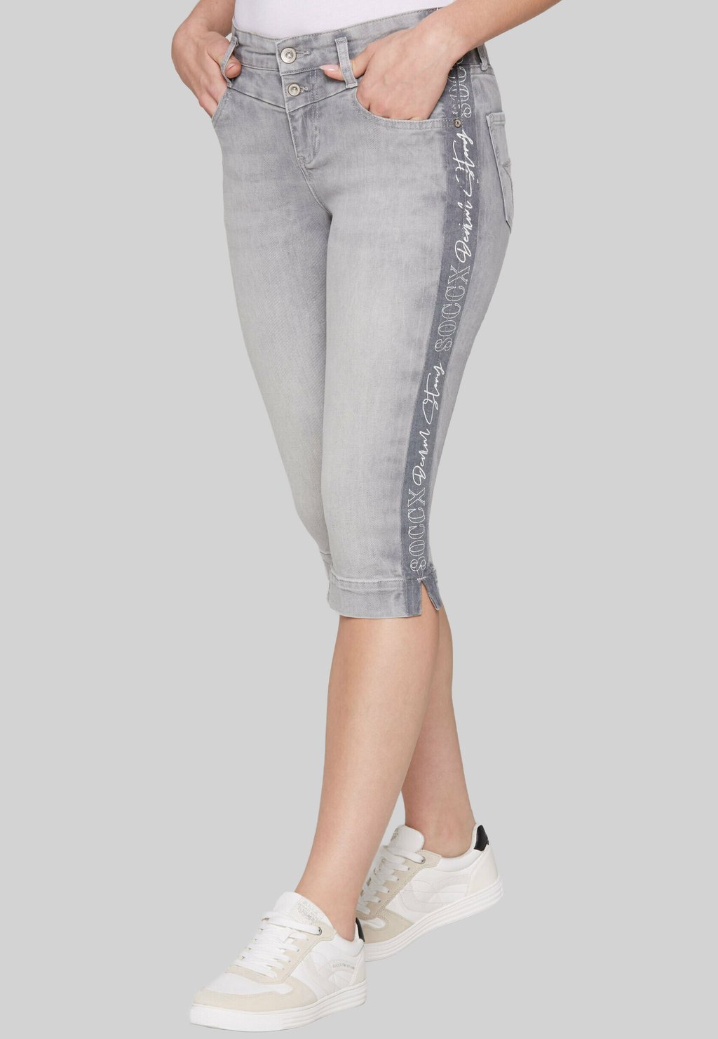 

Джинсовые шорты KA RA REGULAR FIT Soccx, серый