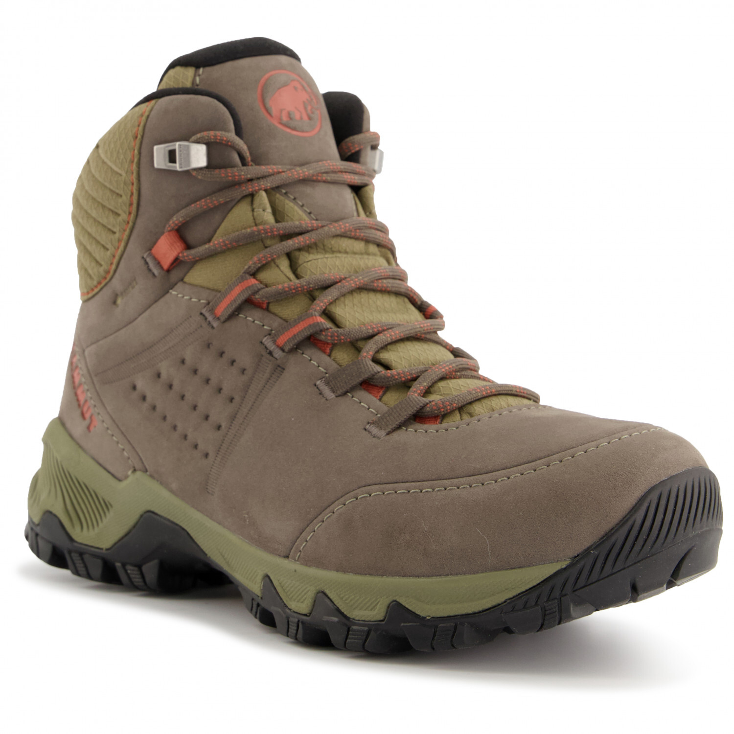 Ботинки для прогулки Mammut Women's Nova IV Mid GTX, цвет Black/Blood Red — фото 2