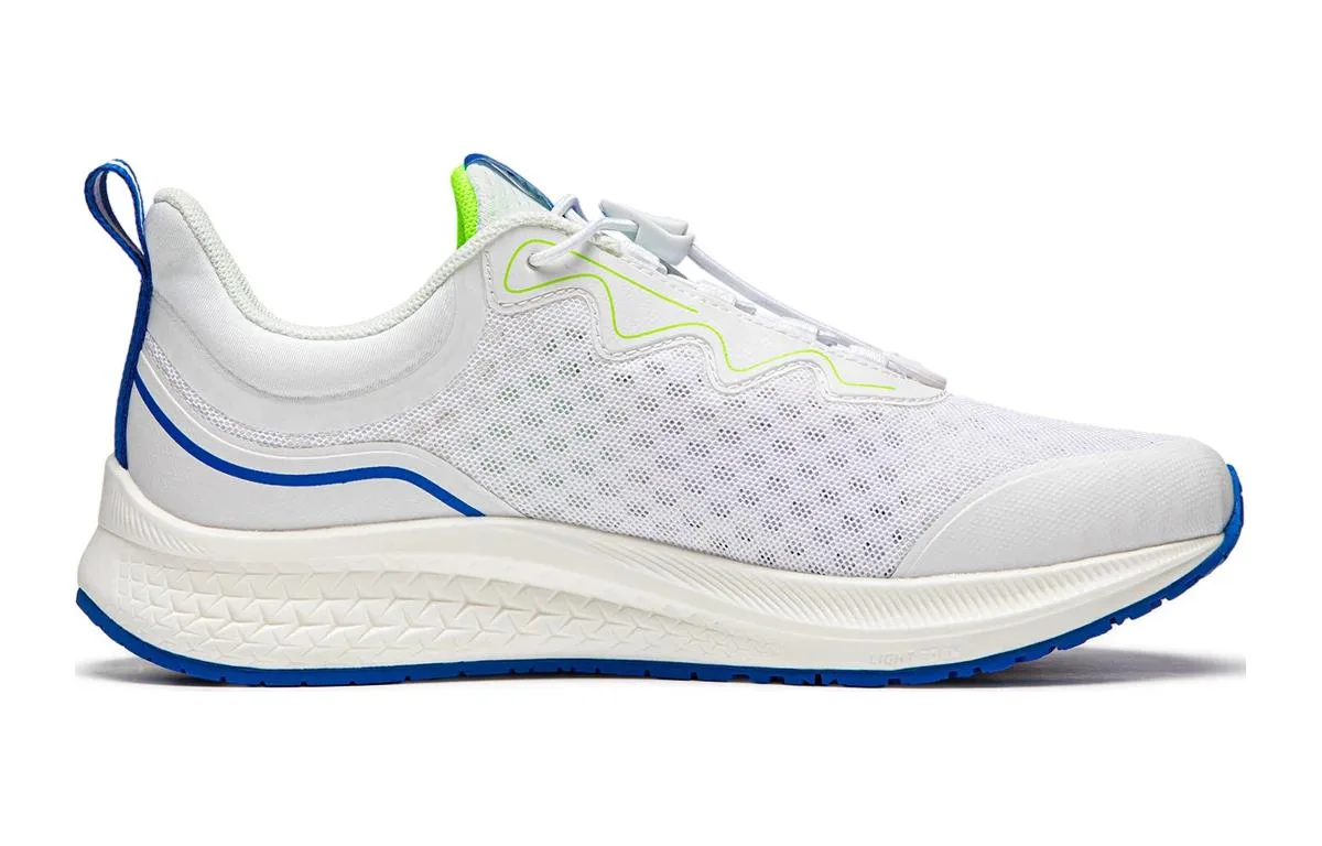 YOUNG Беговые кроссовки Li-Ning YOUNG Light Leap 1.0 Low top для детей бело-синие — фото 3