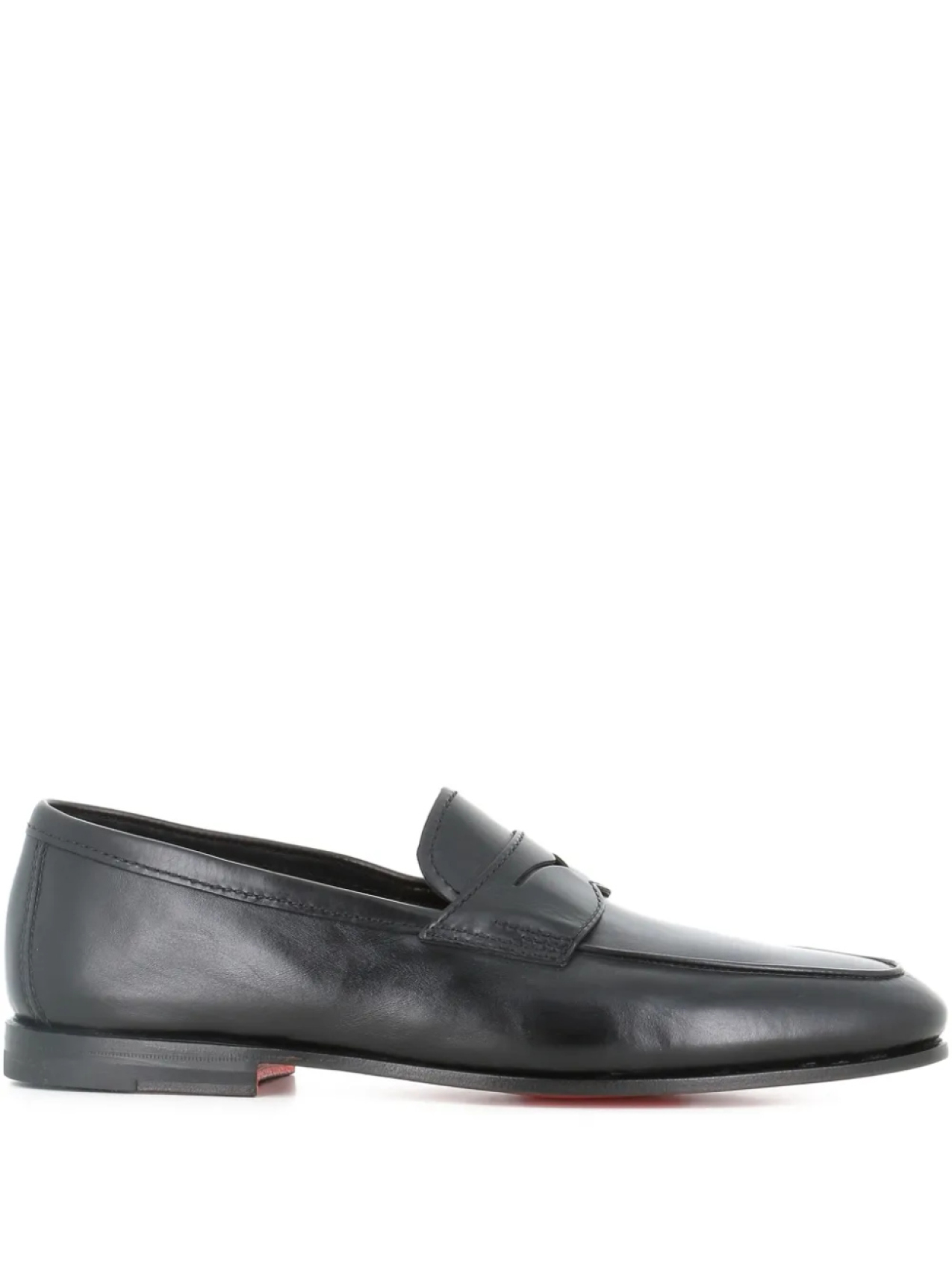 

Кожаные мокасины Santoni, черный
