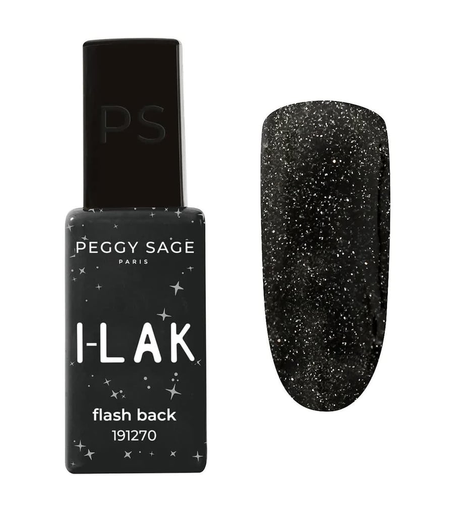 

I-LAK FLASH Черный гибридный лак 11мл Peggy Sage