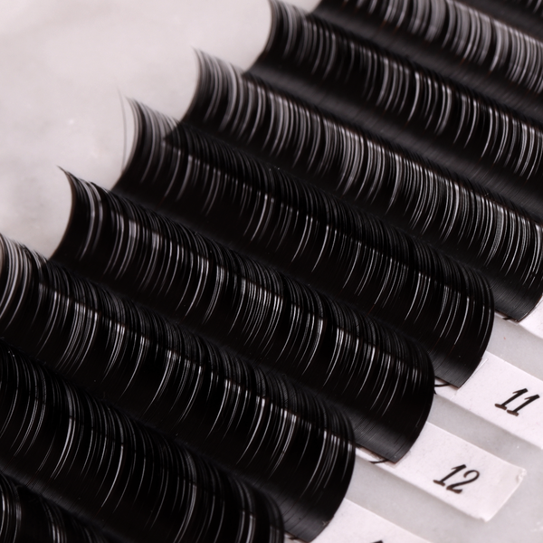 Ресницы для наращивания, изгиб d, 14 мм, 1 упаковка. Looksus Lashes Silk lashes d 0,10 — фото 3