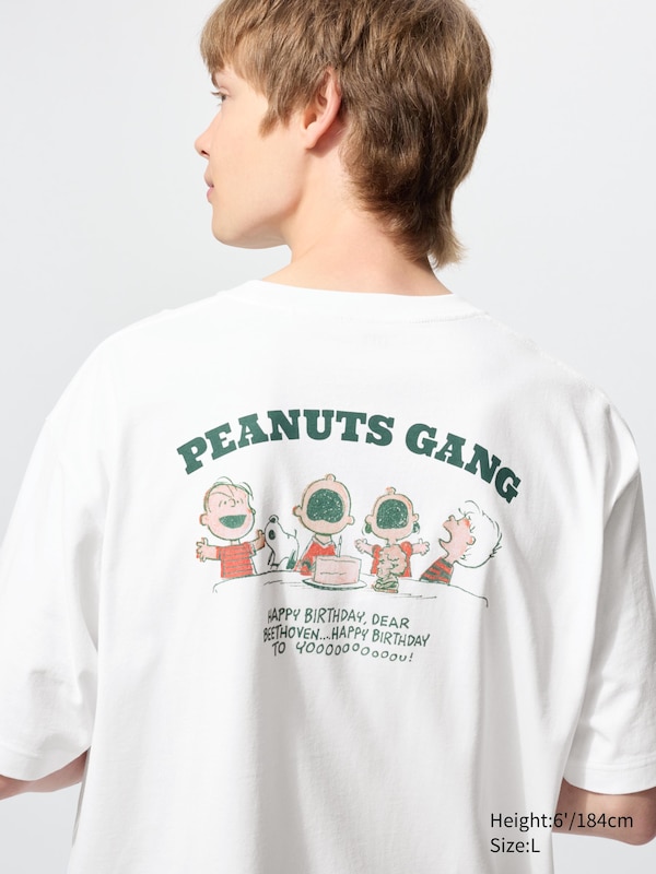 Футболка UT с графикой Peanuts Uniqlo, 00 white