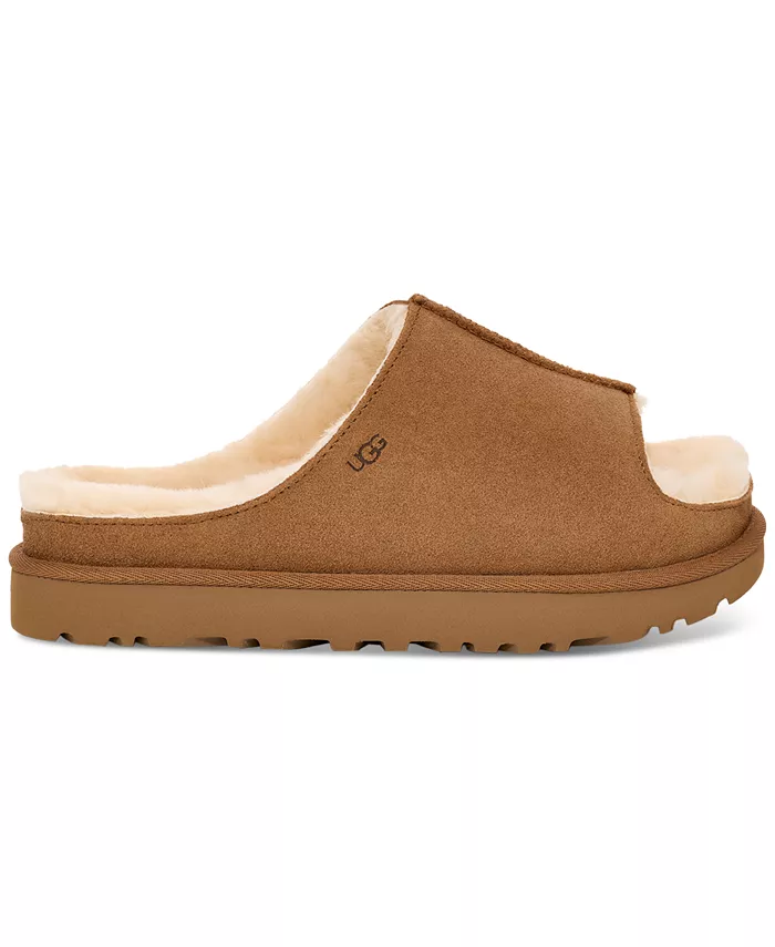 Женские сандалии Greenport Slide UGG®, коричневый — фото 2