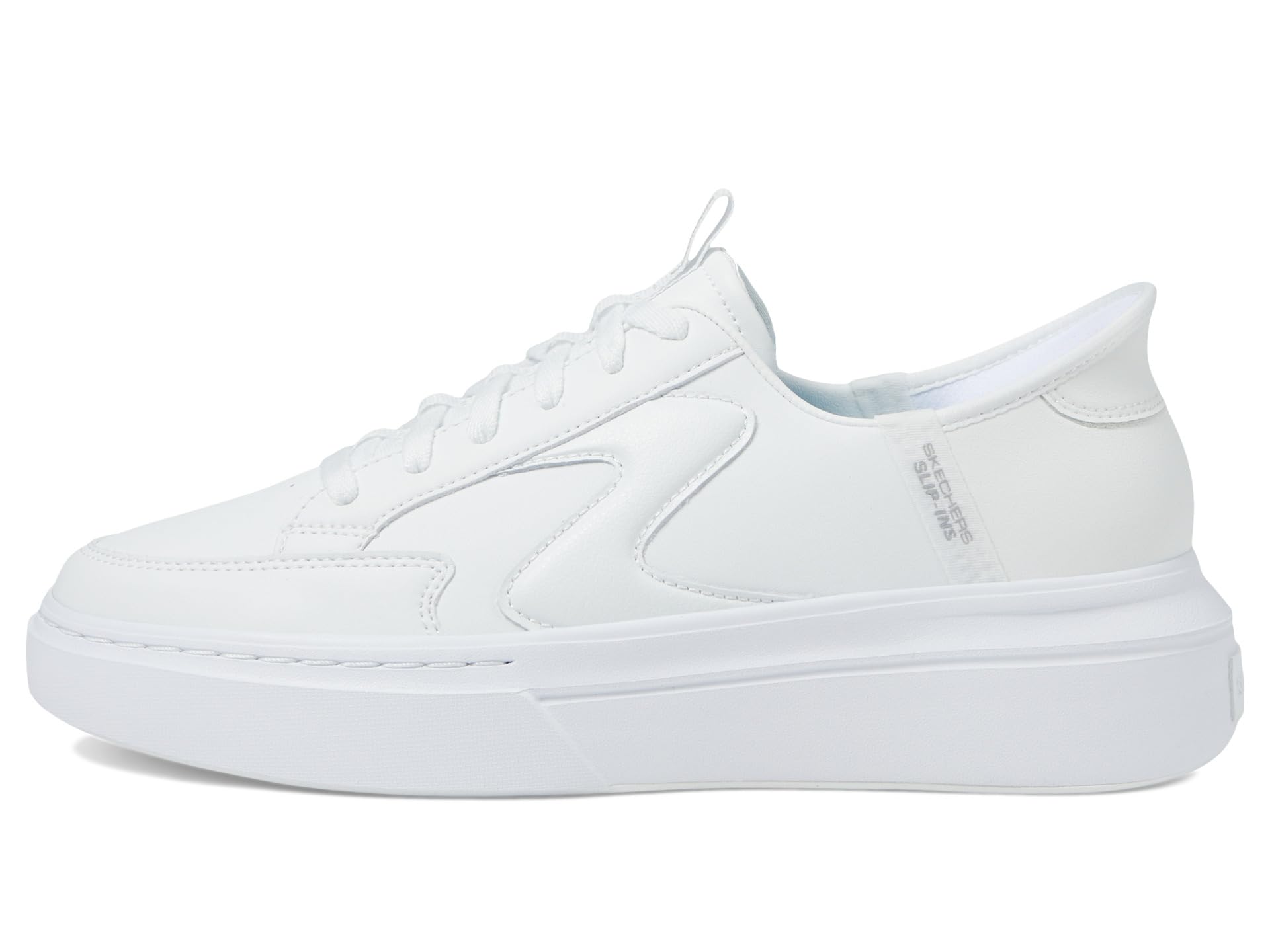 Кроссовки SKECHERS Court Classics Cordova Classic - New Reign Hands Free Slip-Ins, белый — фото 4