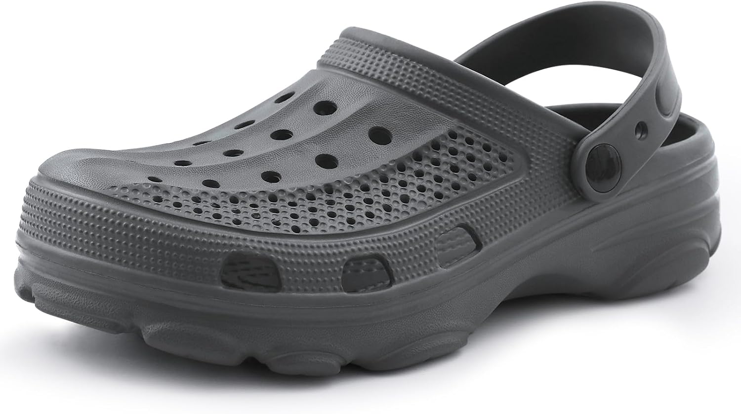 

Женские и мужские садовые сабо Beslip с поддержкой свода стопы, удобные сандалии без застежек, серый