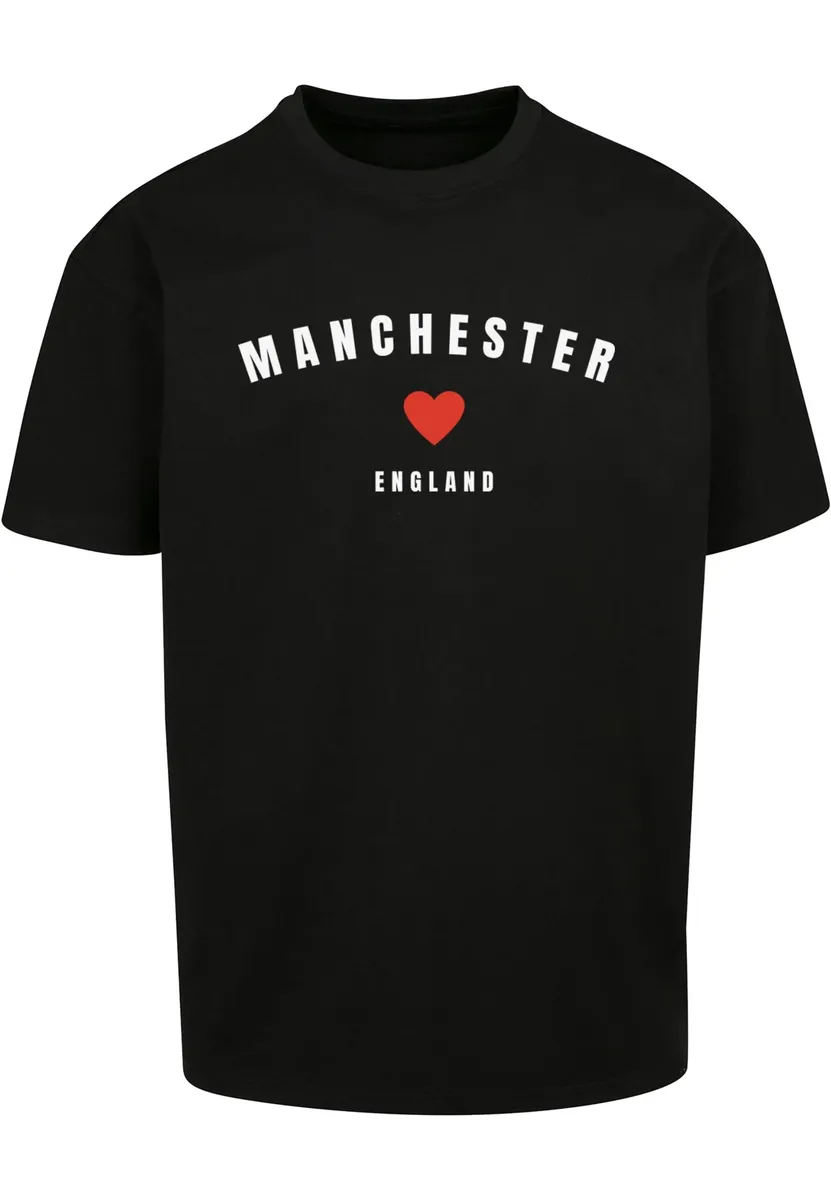 

Футболка Merchcode " Merchcode Мужская футболка Manchester X Heavy Oversize-BY102", черный