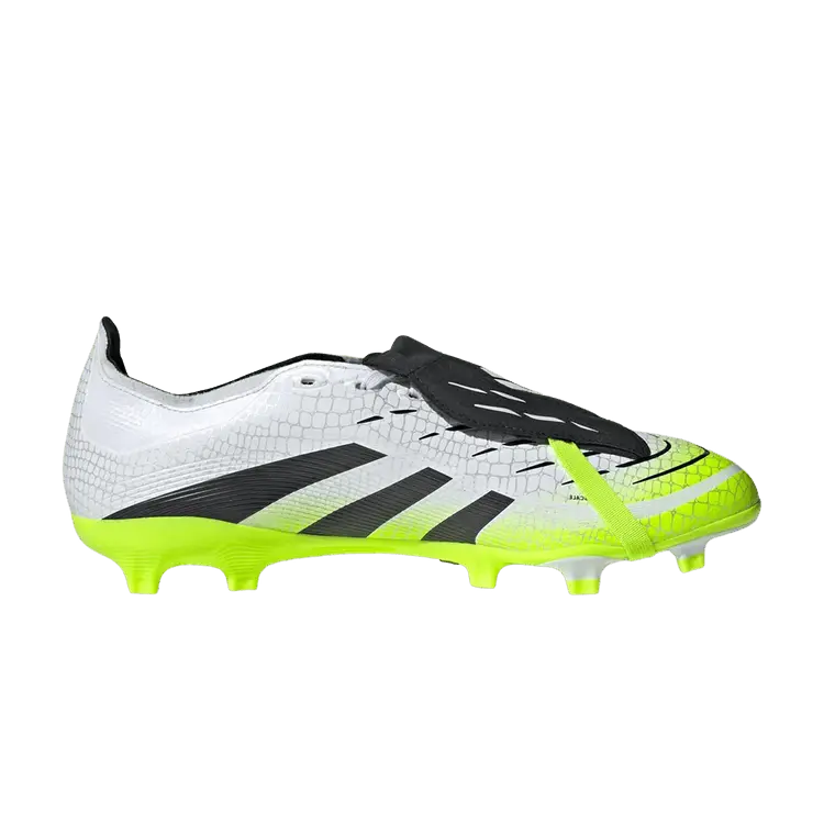 

Кроссовки Adidas Predator League Foldover Tongue FG MG, Cloud White Lucid Lemon