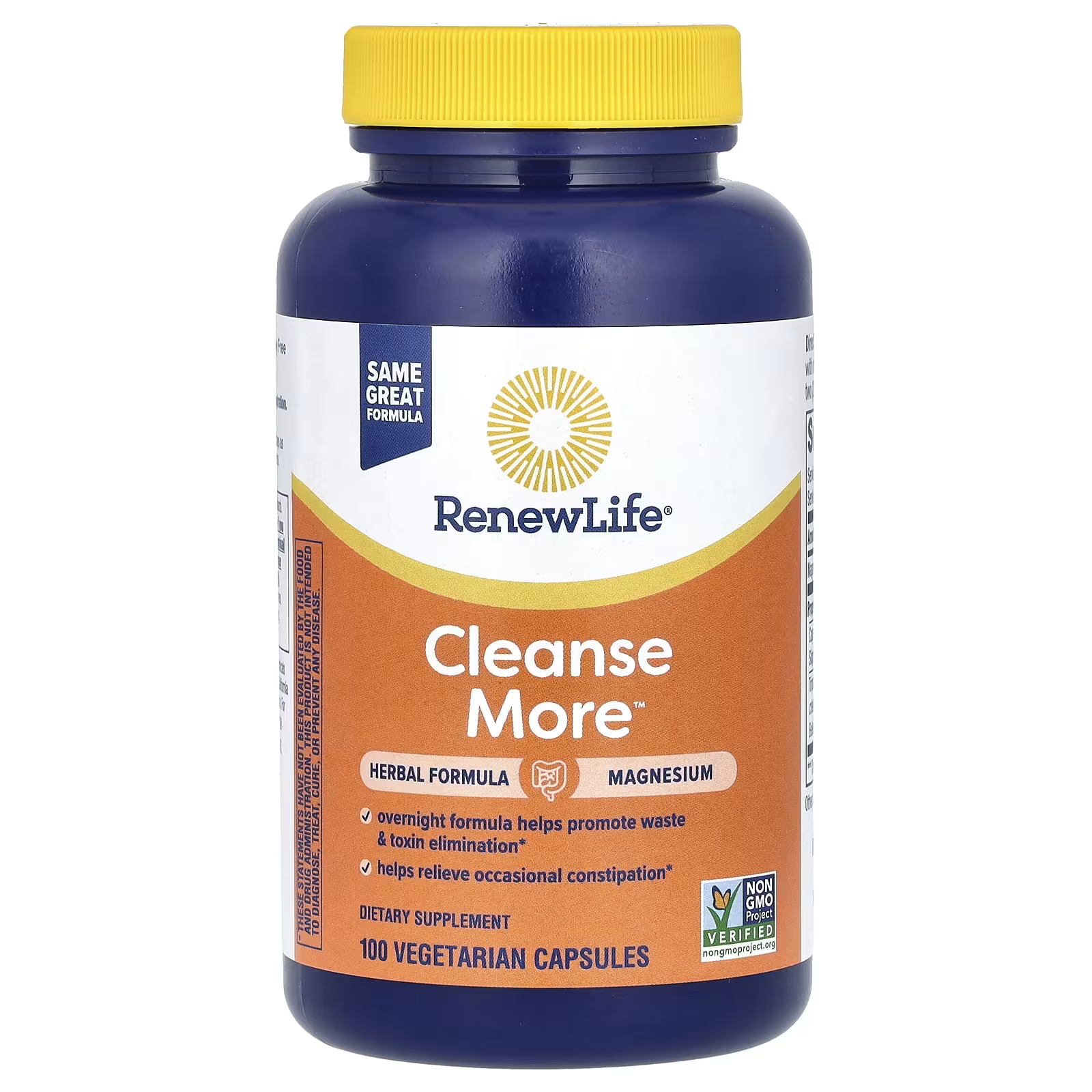 

Renew Life Cleanse More 100 вегетарианских капсул