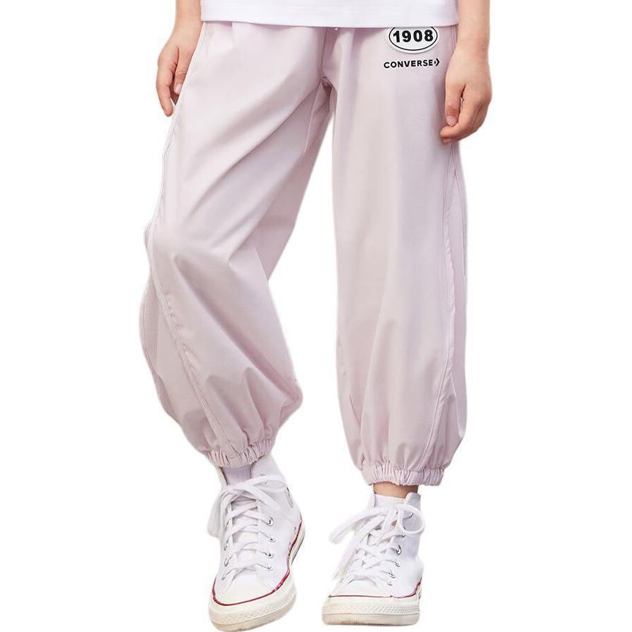 Детские спортивные штаны Converse, светло-фиолетовые — фото 4