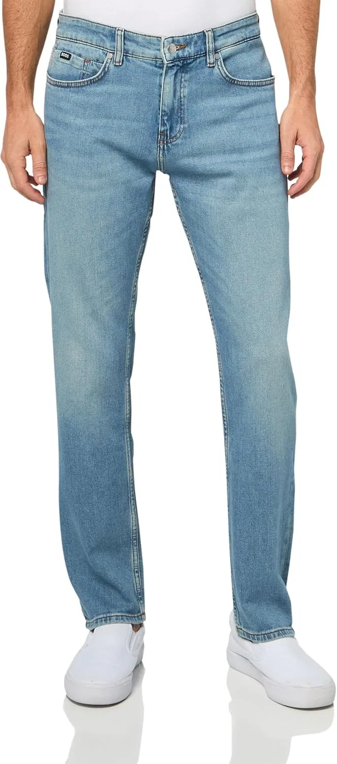 Джинсы slim fit H-Delaware BOSS, ярко-синий