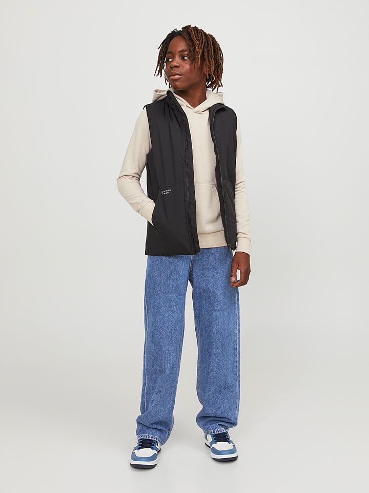 JACK & JONES Junior Джинсы "Алекс" - свободного кроя - синего цвета — фото 3