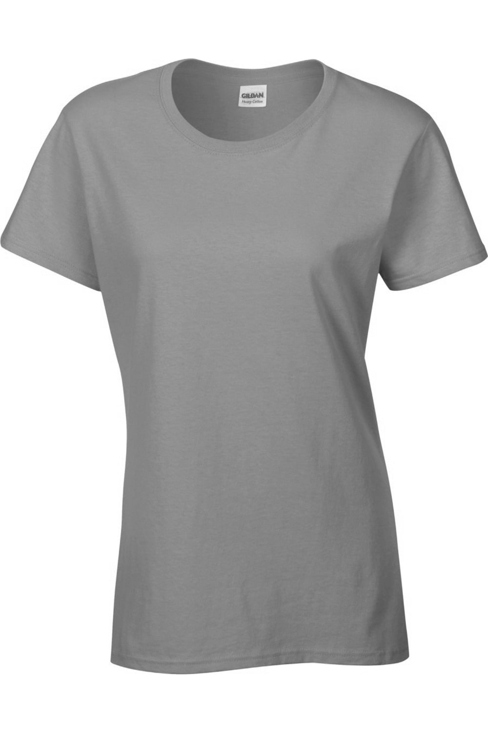 

Футболка Gildan Ladies/Womens из плотного хлопка Missy Fit с коротким рукавом, цвет graphite heather