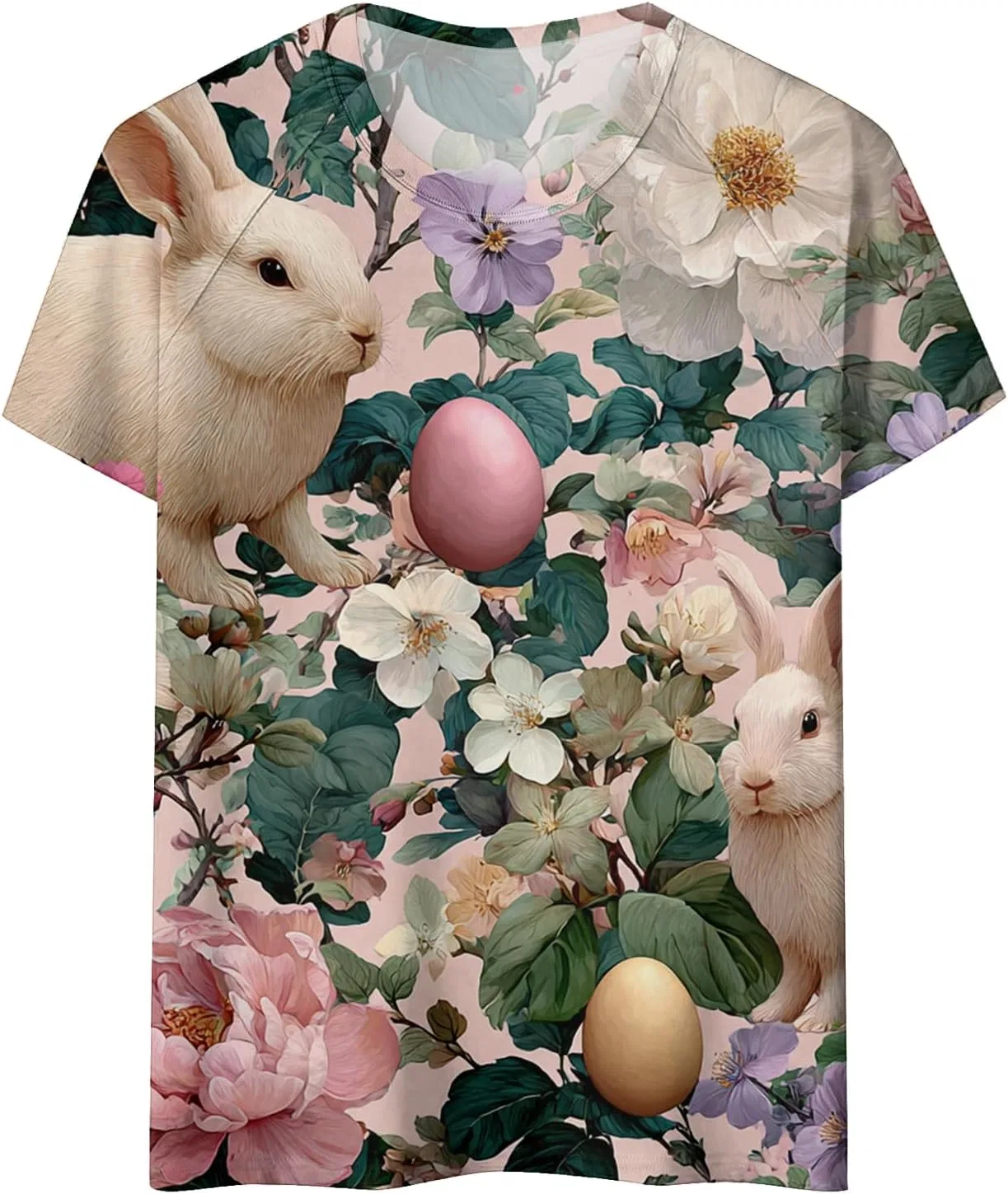 Футболка с коротким рукавом, Easter принт, мультиколор — фото 4