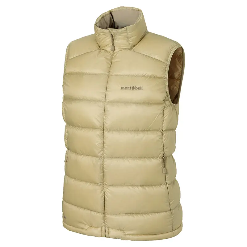 

MONTBELL Женская пуховая жилетка, Ivory White