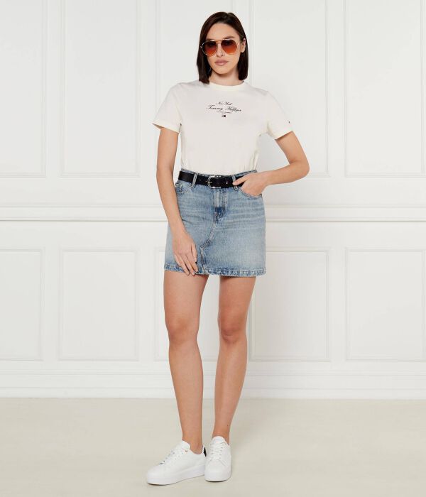 Юбка Tommy Hilfiger джинсовая, синий — фото 2