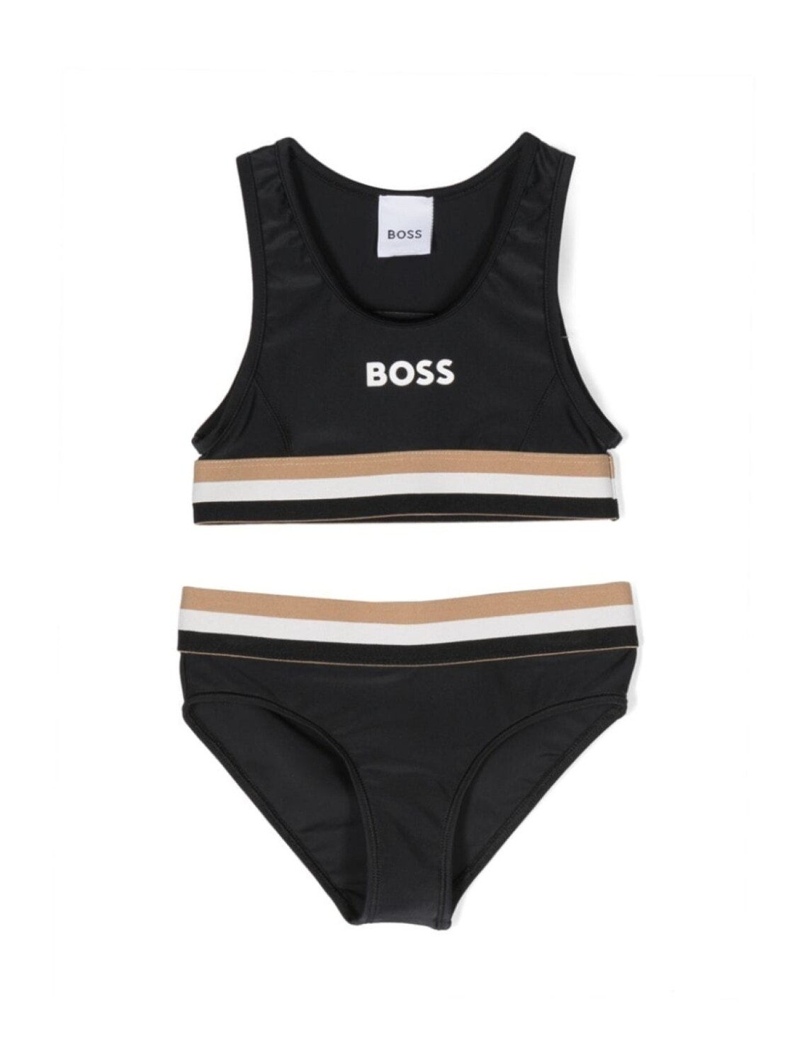

BOSS Kidswear бикини с логотипом, черный