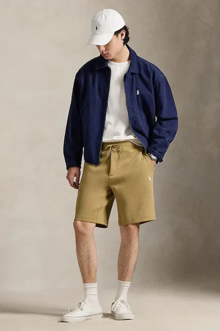 Шорты спортивные из мягкого трикотажа Polo Ralph Lauren, зеленый — фото 3