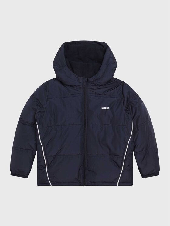 

Пуховик regular fit Boss, синий