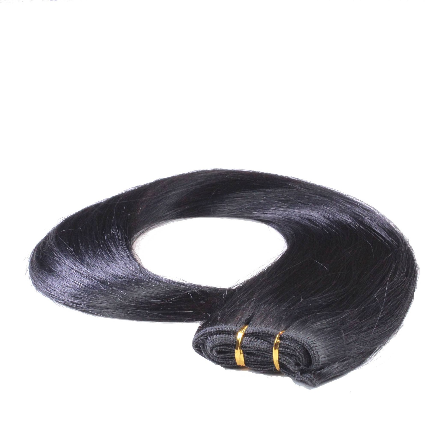 

Накладные волосы tresse extensions echthaar #2/0 schwarz 100g Hair2Heart, 70cm, количество 1 шт.