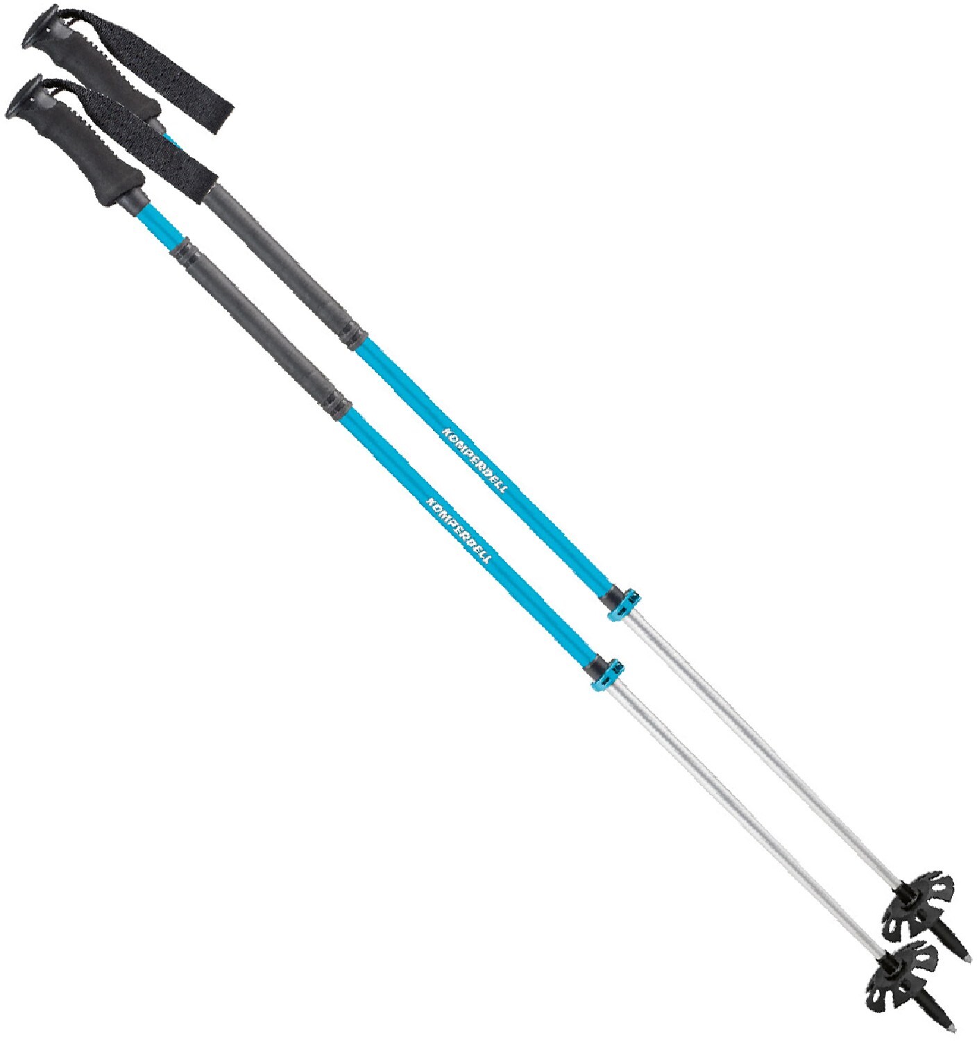 

Трекинговые палки T2 Thermo Adventure — пара Komperdell, синий
