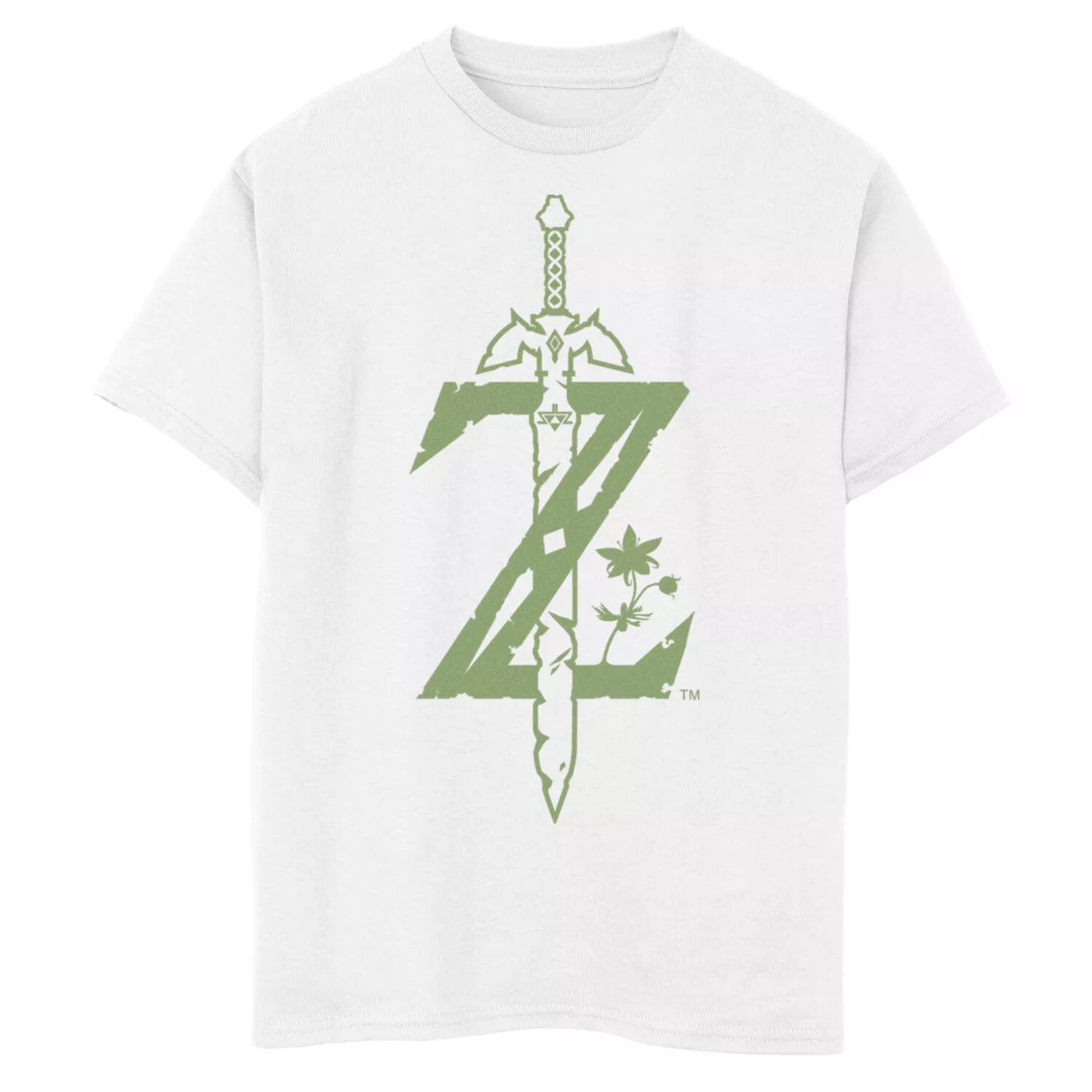 

Футболка с логотипом Z Zelda Breath Of The Wild для мальчиков 8–20 лет Licensed Character