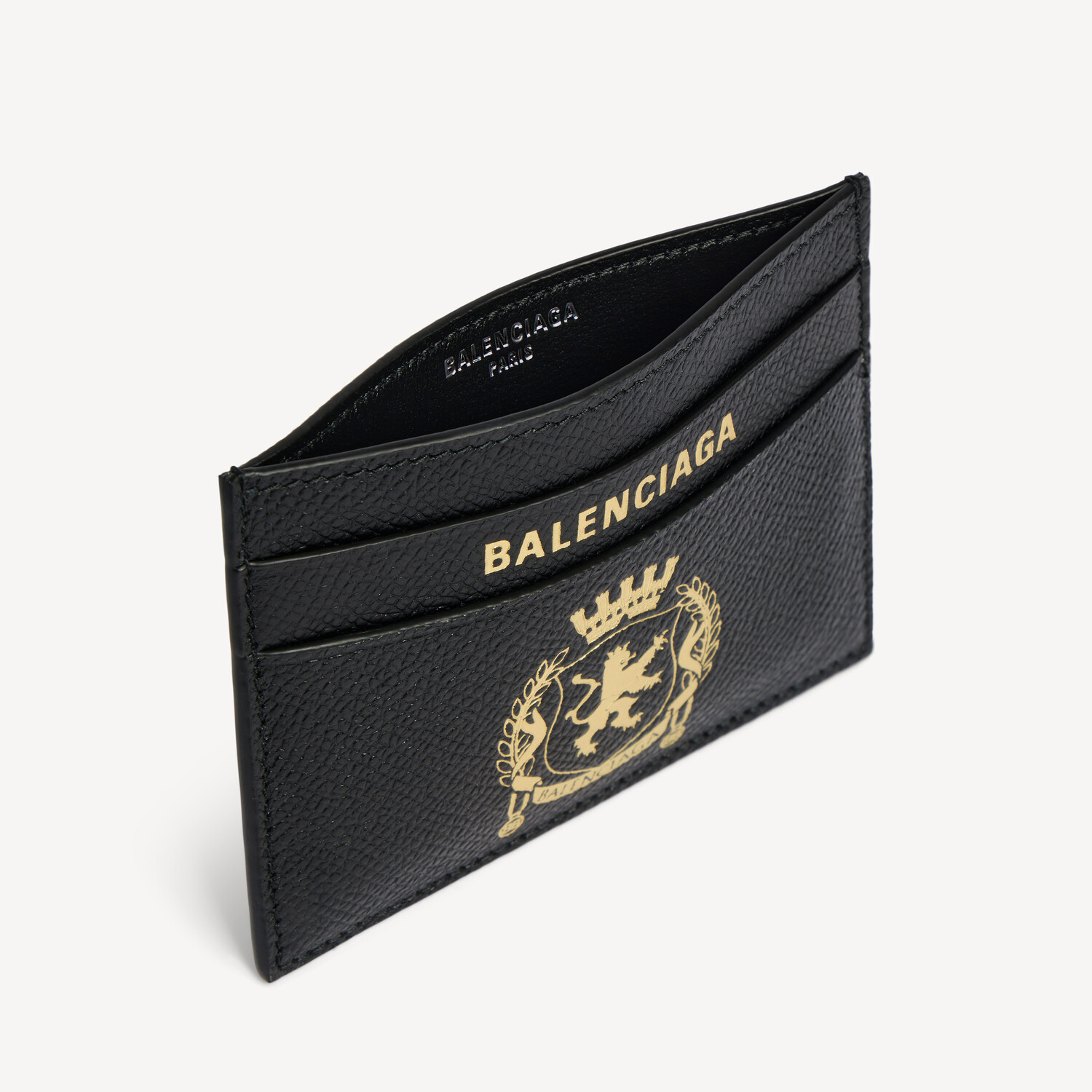 Мужской держатель для паспорта и карточек в черном цвете BALENCIAGA, черный — фото 3